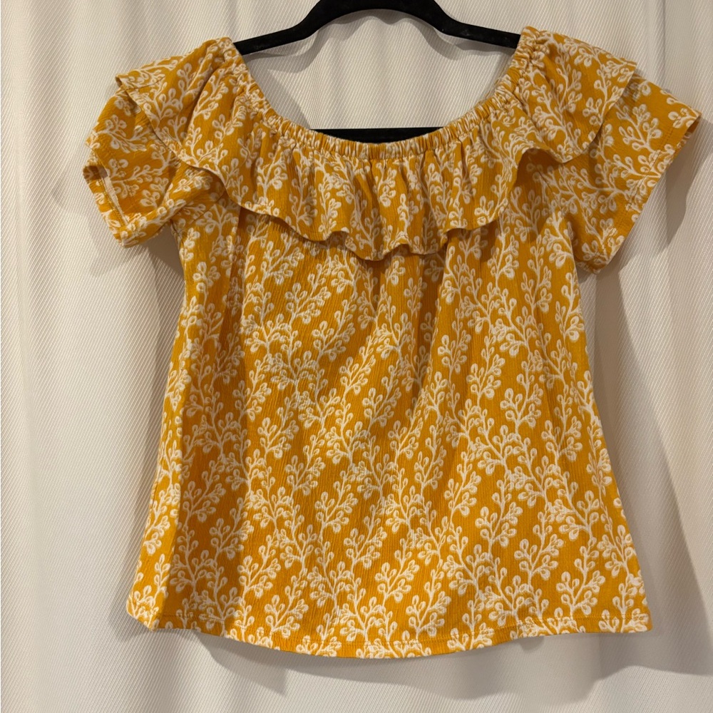 Loft off shoulder top.